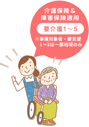 介護保険＆障害保険適用